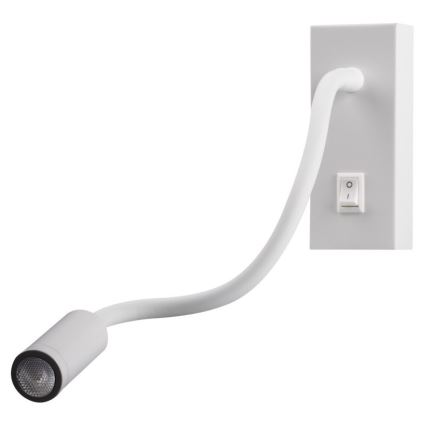 LED Flexibilní lampička TONIL LED/2,7W/230V bílá