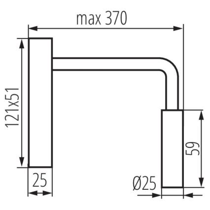 LED Flexibilní lampička TONIL LED/2,7W/230V bílá
