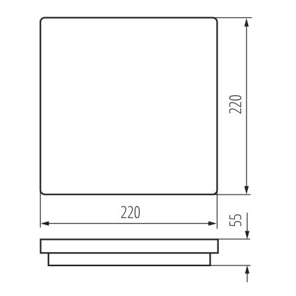 LED Venkovní svítidlo BENO LED/18W/230V 4000K bílá IP54