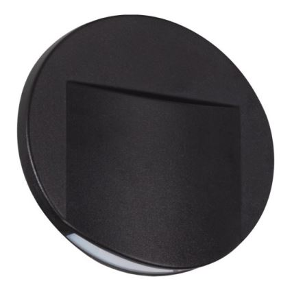 LED Schodišťové svítidlo ERINUS LED/0,8W/12V 4000K černá