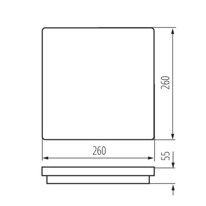LED Venkovní svítidlo BENO LED/18W/230V 3000K antracit IP54