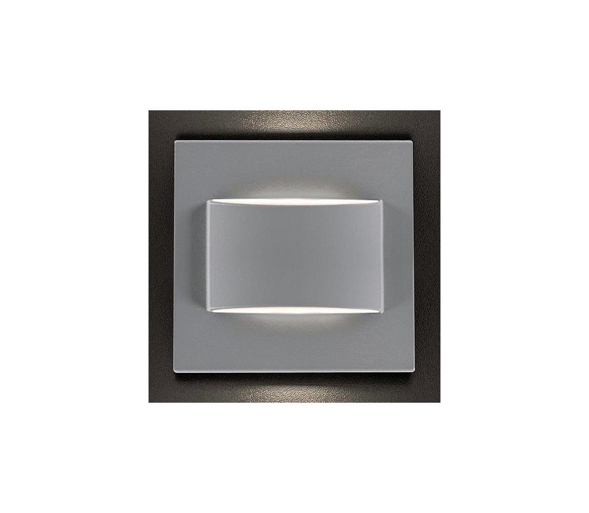 Kanlux Kanlux 33411 - LED Schodišťové svítidlo ERINUS LED/1,5W/12V 4000K šedá KX0356