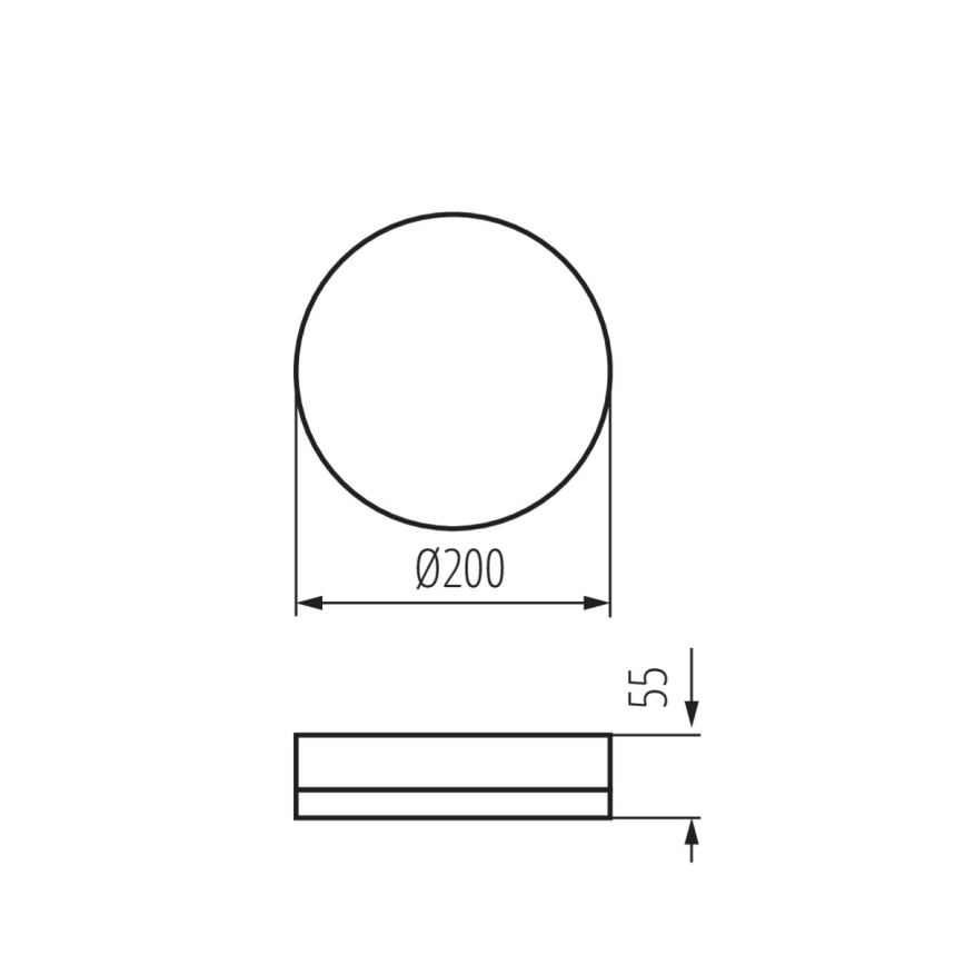 LED Technické stropní svítidlo IPER LED/10W/230V IK10 IP65 kulatý bílá