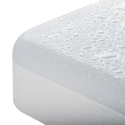 LED Technické stropní svítidlo se senzorem pohybu IPER LED/26W/230V IK10 IP65 hranatý bílá