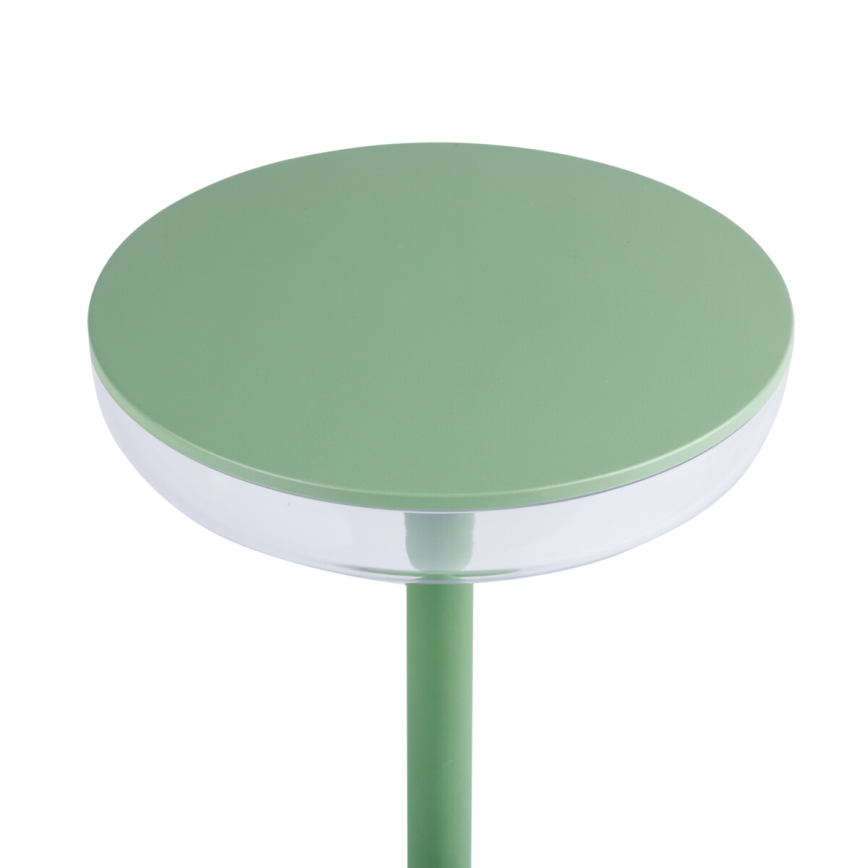 Kanlux 37313- LED Stmívatelná nabíjecí lampa FLUXY LED/1,7W/1800 mAh IP44 zelená