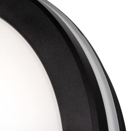 LED Venkovní stropní svítidlo BENO E LED/12W/230V 3000/4000/6500K pr. 20 cm IP65 černá