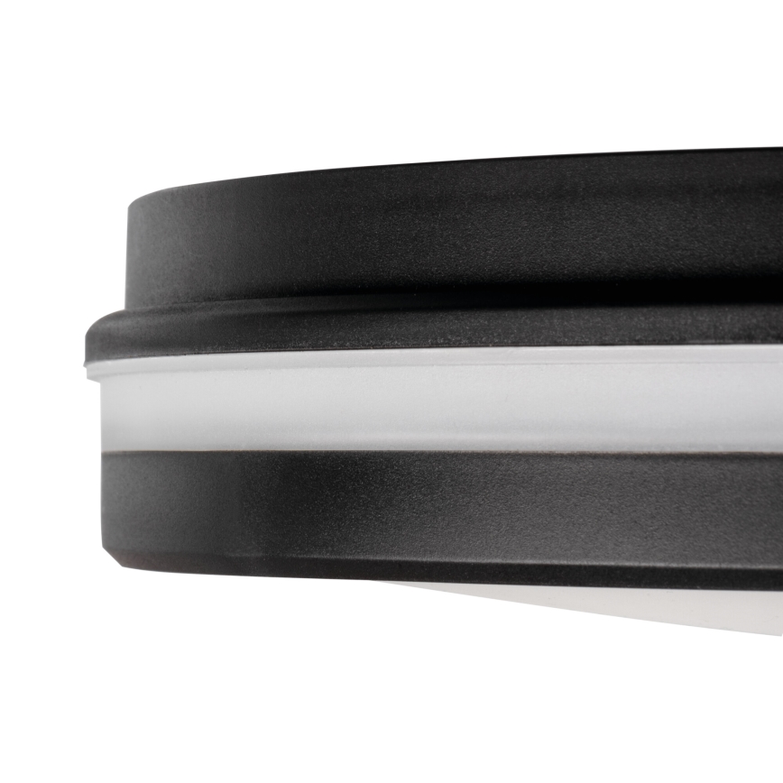 LED Venkovní stropní svítidlo BENO E LED/12W/230V 3000/4000/6500K pr. 20 cm IP65 černá