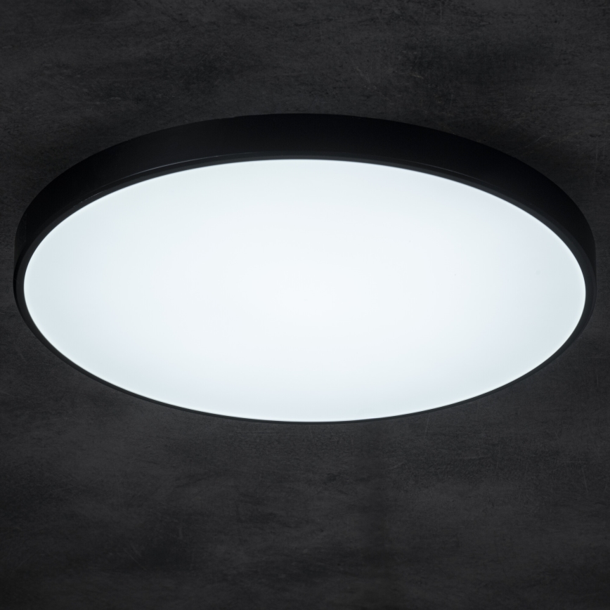LED Stmívatelné stropní svítidlo PLAFON LED/20W/230V 3000-6500K Wi-Fi černá