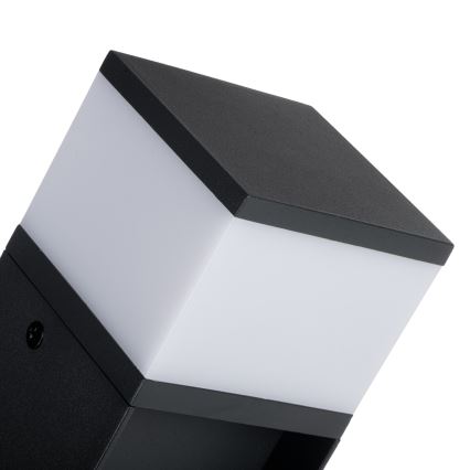 Venkovní lampa se 2 zásuvkami DASTEN 1xG9/11W/230V 80 cm IP44 černá