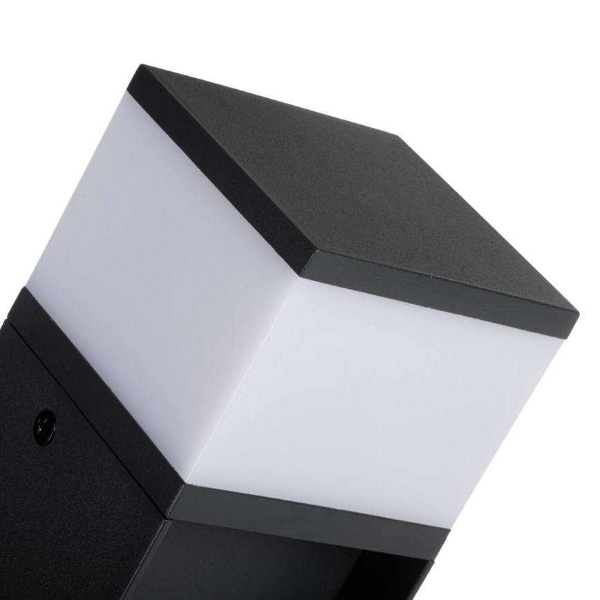 Venkovní lampa se 2 zásuvkami DASTEN 1xG9/11W/230V 80 cm IP44 černá