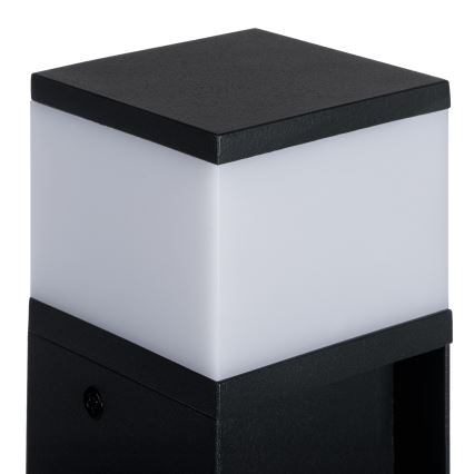 Venkovní lampa se 2 zásuvkami DASTEN 1xG9/11W/230V 80 cm IP44 černá