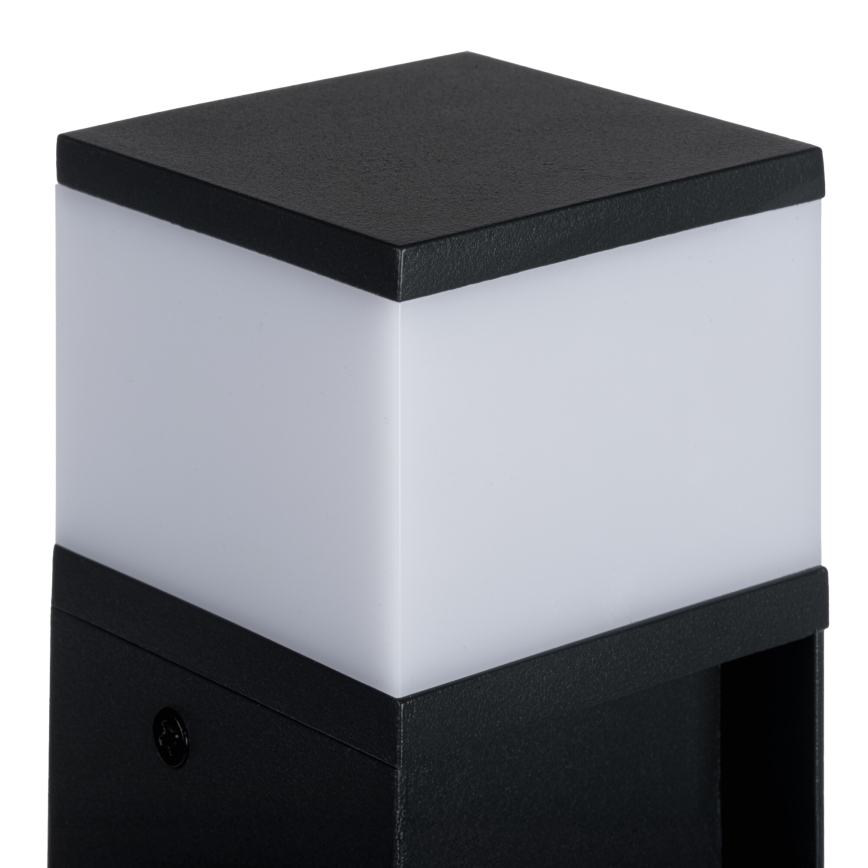 Venkovní lampa se 2 zásuvkami DASTEN 1xG9/11W/230V 80 cm IP44 černá