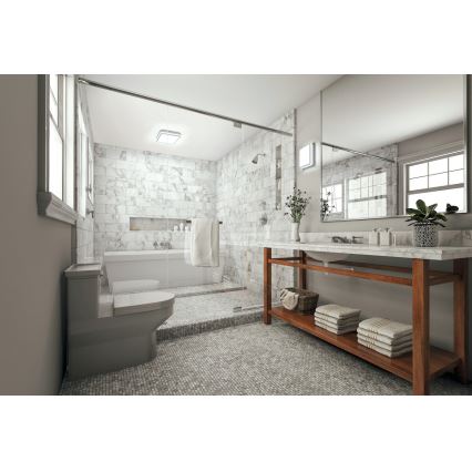 LED Venkovní stropní svítidlo BENO LED/24/30W/230V 3000/3500/4000K IP65 bílá hranatý