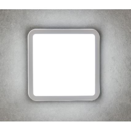 LED Venkovní stropní svítidlo BENO LED/24/30W/230V 3000/3500/4000K IP65 bílá hranatý