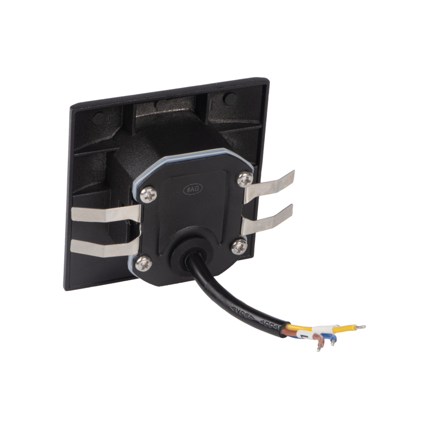 LED Schodišťové svítidlo se senzorem pohybu a soumraku EXIN LED/2,5W/230V 3000K IP65 černá hranatý