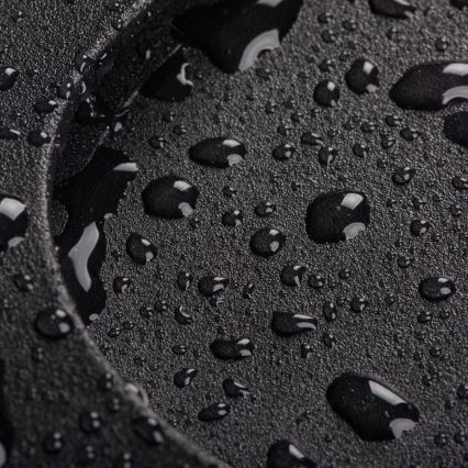 LED Schodišťové svítidlo se senzorem pohybu a soumraku EXIN LED/2,5W/230V 4000K IP65 černá kulatý