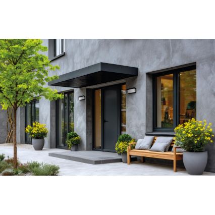 Venkovní nástěnné svítidlo LERTO 1xE27/15W/230V IP54 černá