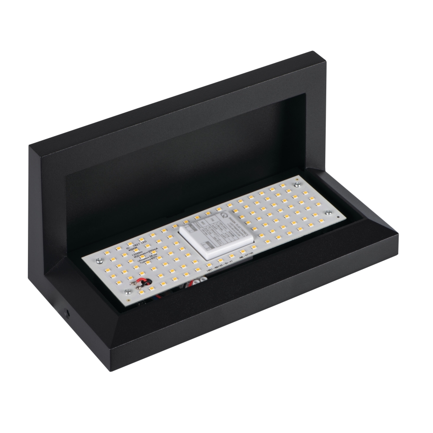 LED Venkovní nástěnné svítidlo LERTO LED/12W/230V IP54 černá