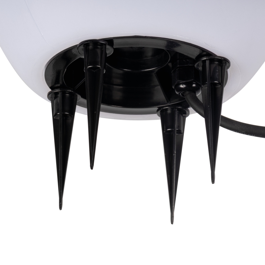 Venkovní lampa STONO 1xE27/20W/230V pr. 30 cm IP65 bílá