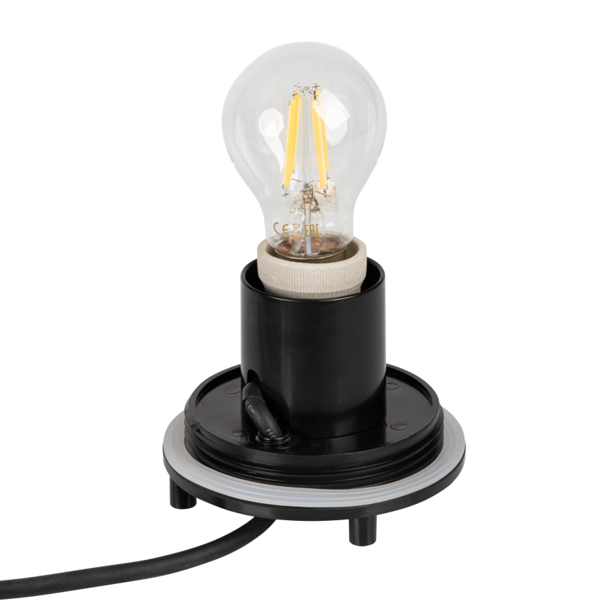 Venkovní lampa STONO 1xE27/15W/230V pr. 20 cm IP65 béžová