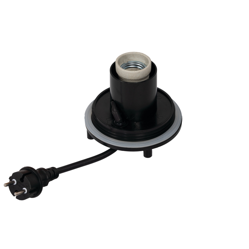 Venkovní lampa STONO 1xE27/15W/230V pr. 20 cm IP65 béžová