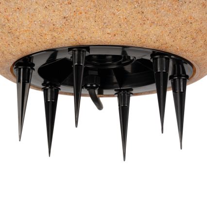 Venkovní lampa STONO 1xE27/20W/230V pr. 50 cm IP65 béžová