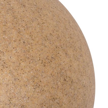 Venkovní lampa STONO 1xE27/20W/230V pr. 50 cm IP65 béžová