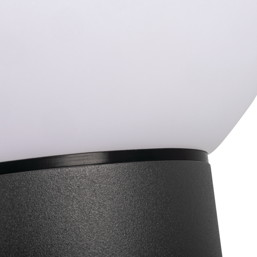 Venkovní lampa se senzorem pohybu a soumraku STONO 1xE27/15W/230V 50 cm IP65 antracit