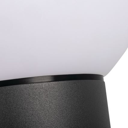 Venkovní lampa se senzorem pohybu a soumraku STONO 1xE27/15W/230V 80 cm IP65 antracit