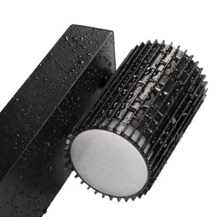Venkovní lampa RADILO 1xGU10/11W/230V 50 cm IP44 černá