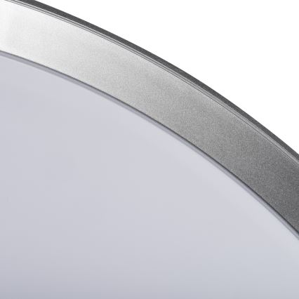 LED Stmívatelné stropní svítidlo LIXAN LED/47W/230V 3000-6500K pr. 38,6 cm bílá/stříbrná + dálkové ovládání