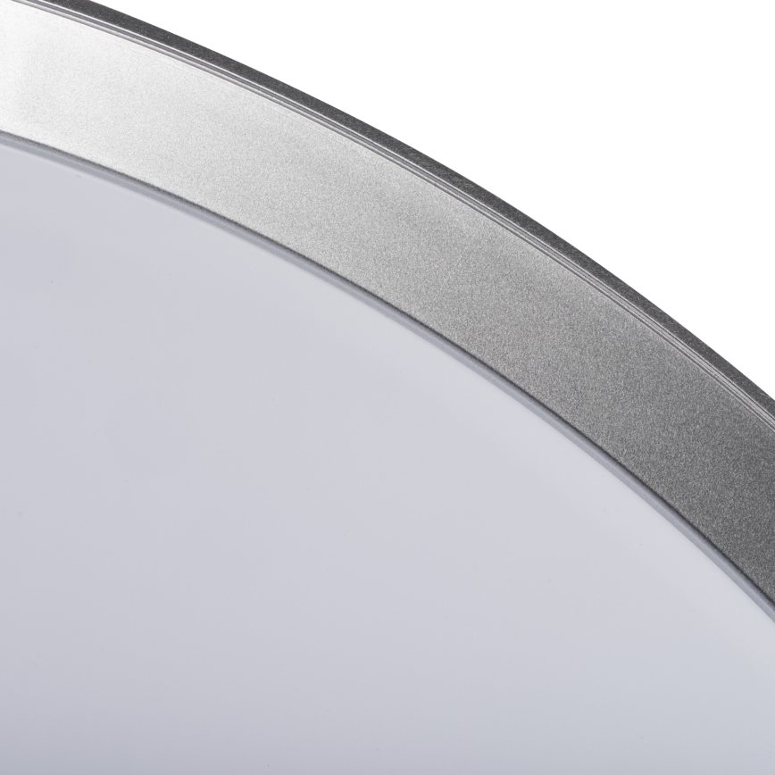 LED Stmívatelné stropní svítidlo LIXAN LED/65W/230V 3000-6500K pr. 48,6 cm bílá/stříbrná + dálkové ovládání