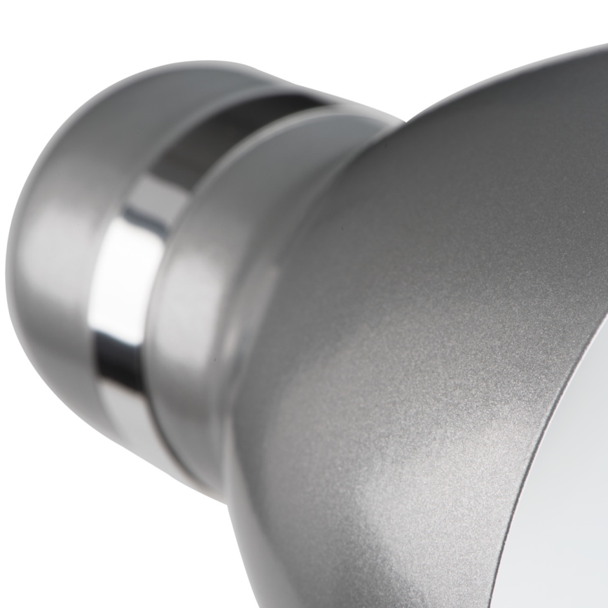 Stolní lampa ZARA 1xE14/40W/230V stříbrná