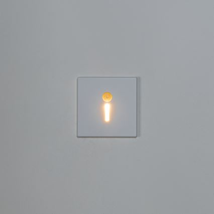 LED Schodišťové svítidlo se senzorem pohybu a soumraku MAGNIK LED/1,7W/230V 2700/3300/3900/4600/5700K bílá hranatý