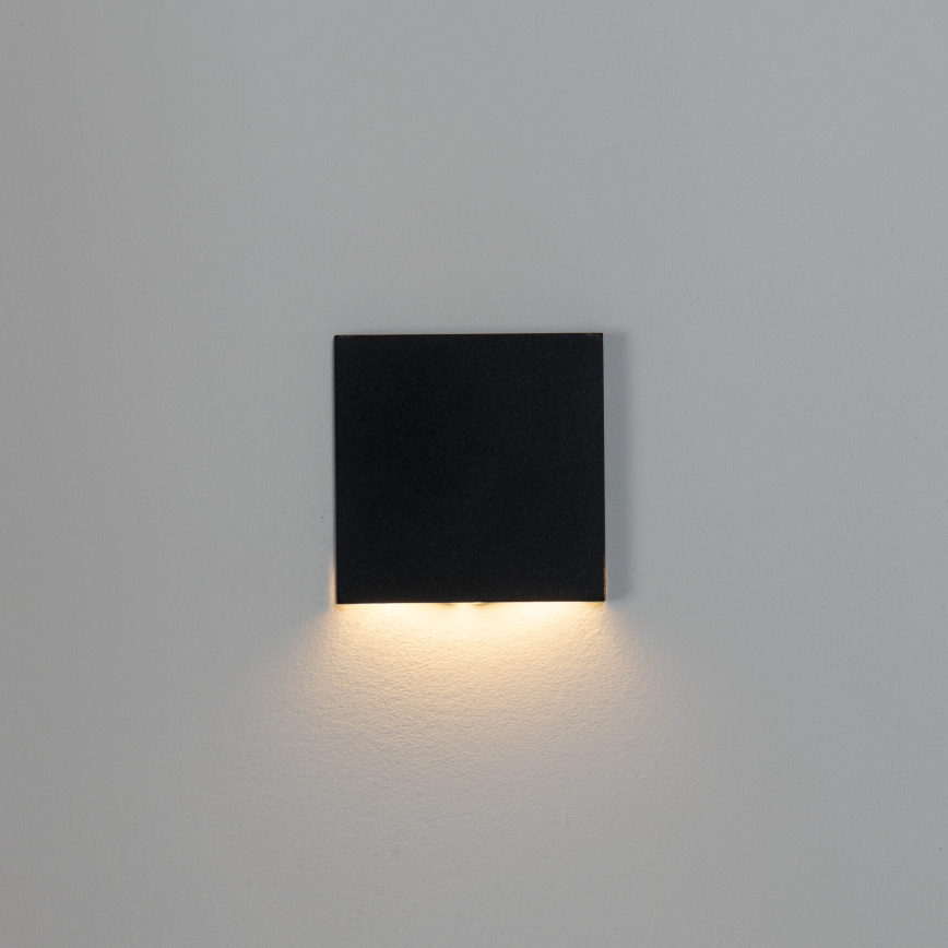 LED Schodišťové svítidlo MAGNIK LED/1,7W/230V 2700/3300/3900/4600/5700K černá hranatý