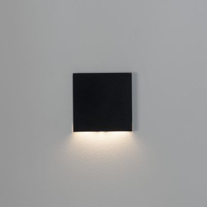 LED Schodišťové svítidlo MAGNIK LED/1,7W/230V 2700/3300/3900/4600/5700K černá hranatý