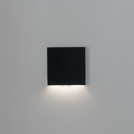 LED Schodišťové svítidlo MAGNIK LED/1,7W/230V 2700/3300/3900/4600/5700K černá hranatý