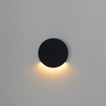 LED Schodišťové svítidlo MAGNIK LED/1,7W/230V 2700/3300/3900/4600/5700K černá kulatý