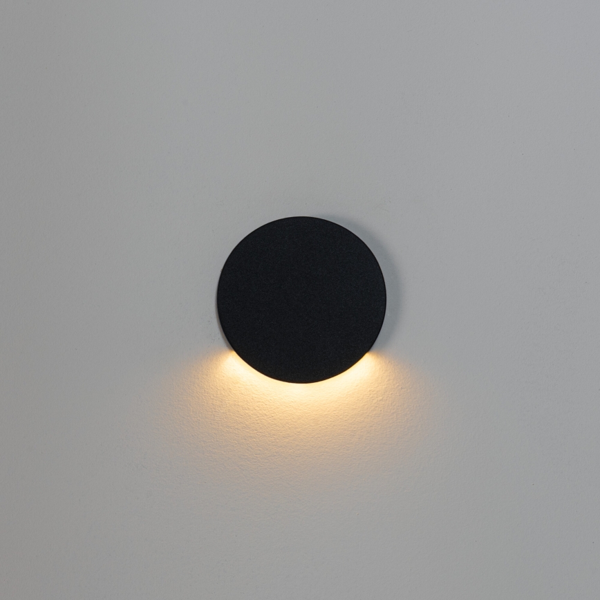 LED Schodišťové svítidlo MAGNIK LED/1,7W/230V 2700/3300/3900/4600/5700K černá kulatý