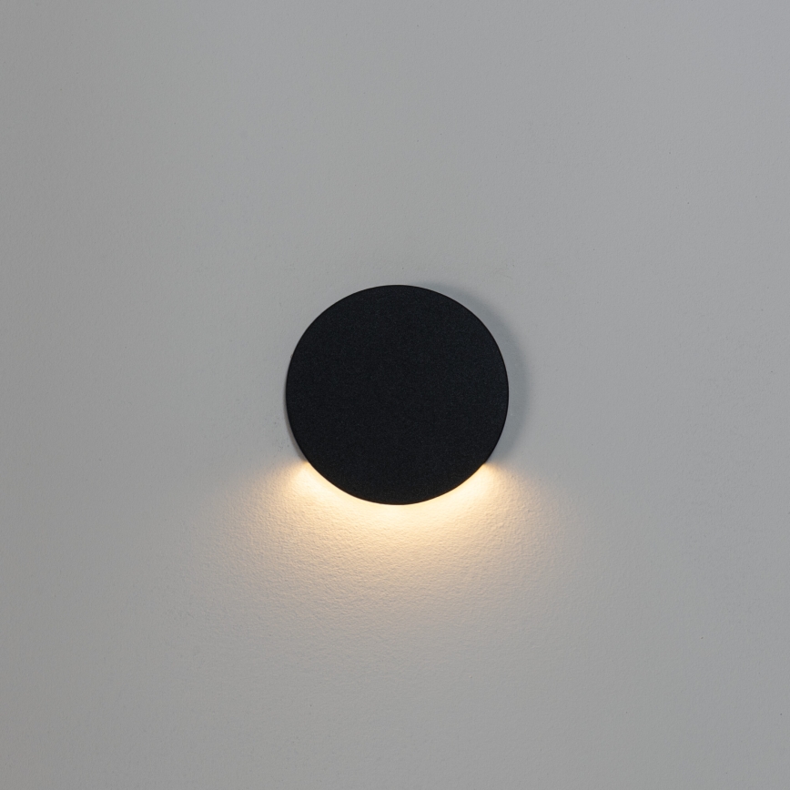 LED Schodišťové svítidlo MAGNIK LED/1,7W/230V 2700/3300/3900/4600/5700K černá kulatý