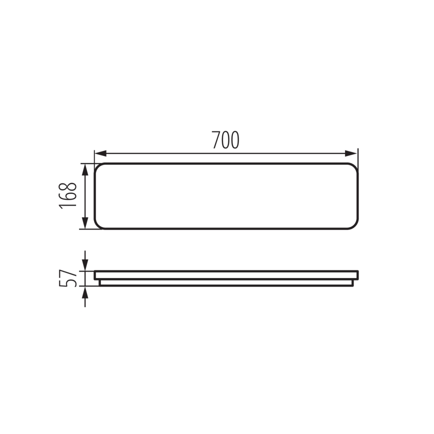 LED Stropní svítidlo LINCEA LED/15/20/24W/230V 3000/4000/6500K IK08 IP40