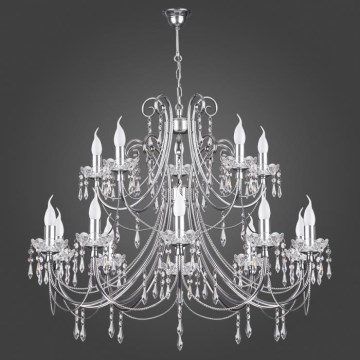 Kemar KN/15/CR - Lustr CRISTAL 15xE14/60W/230V