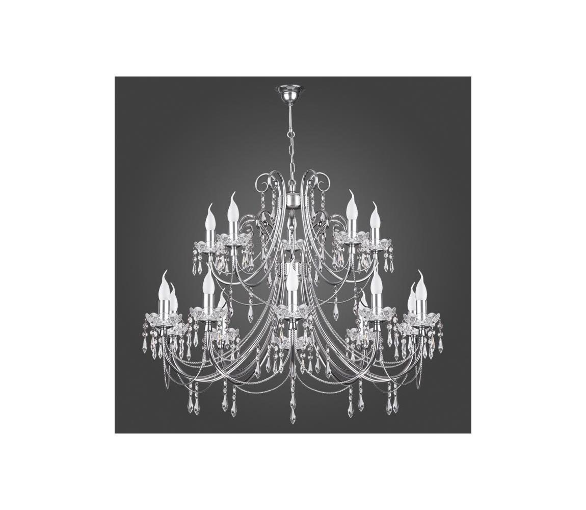 Kemar Kemar KN/15/CR - Lustr CRISTAL 15xE14/60W/230V PD449