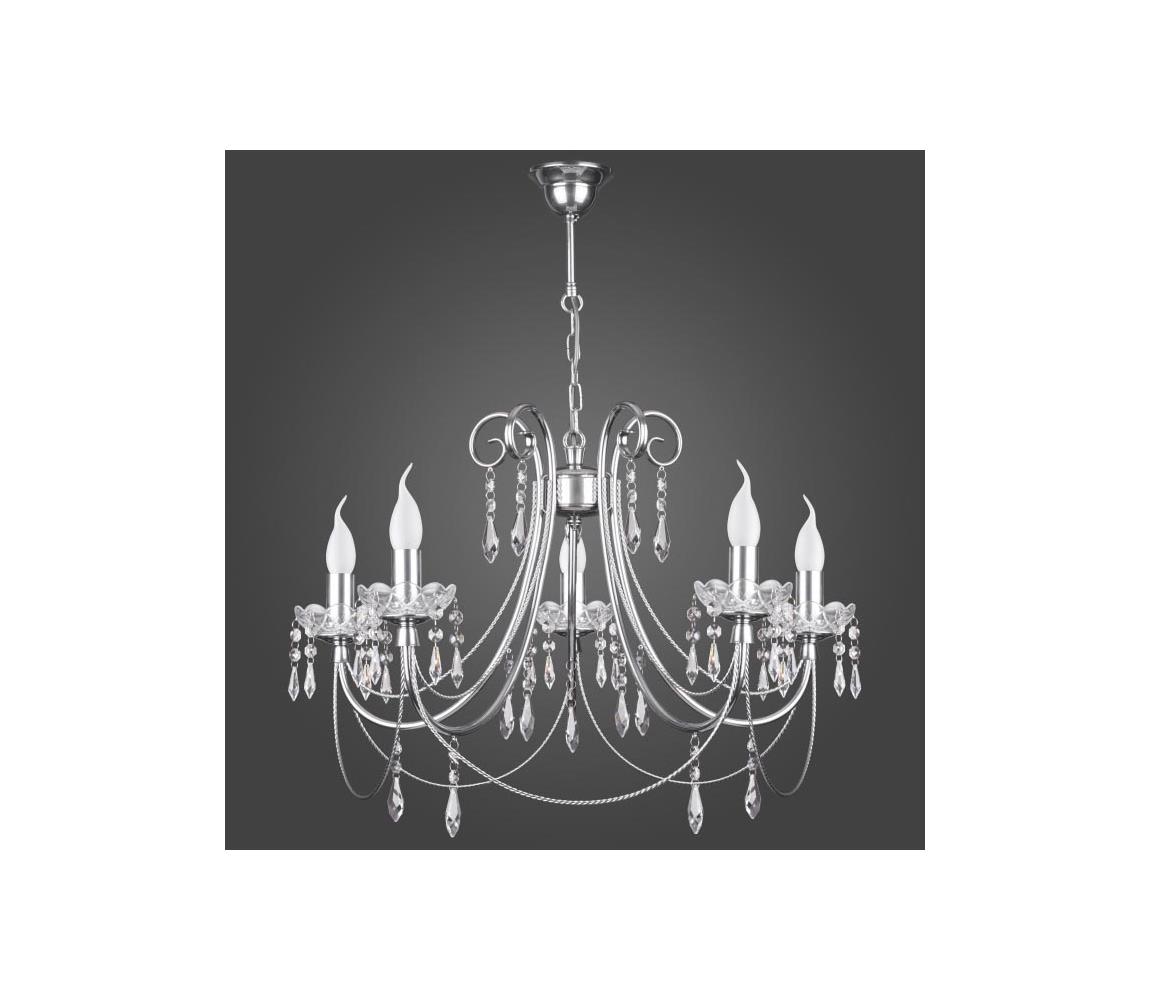Kemar Kemar KN/5/CR - Lustr CRISTAL 5xE14/60W/230V PD451