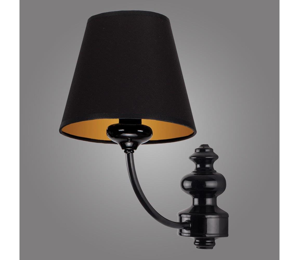 Kemar Kemar LR/K/1/B - Nástěnné svítidlo LABRADO 1xE14/60W/230V PD480