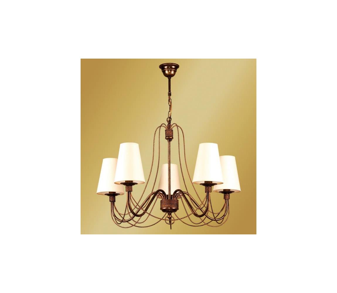 Kemar Kemar P/5/S - Lustr PRETO 5xE14/60W/230V PD119