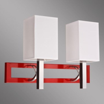 Kemar RF/K/2/R - Nástěnné svítidlo RIFFTA 2xE14/60W/230V