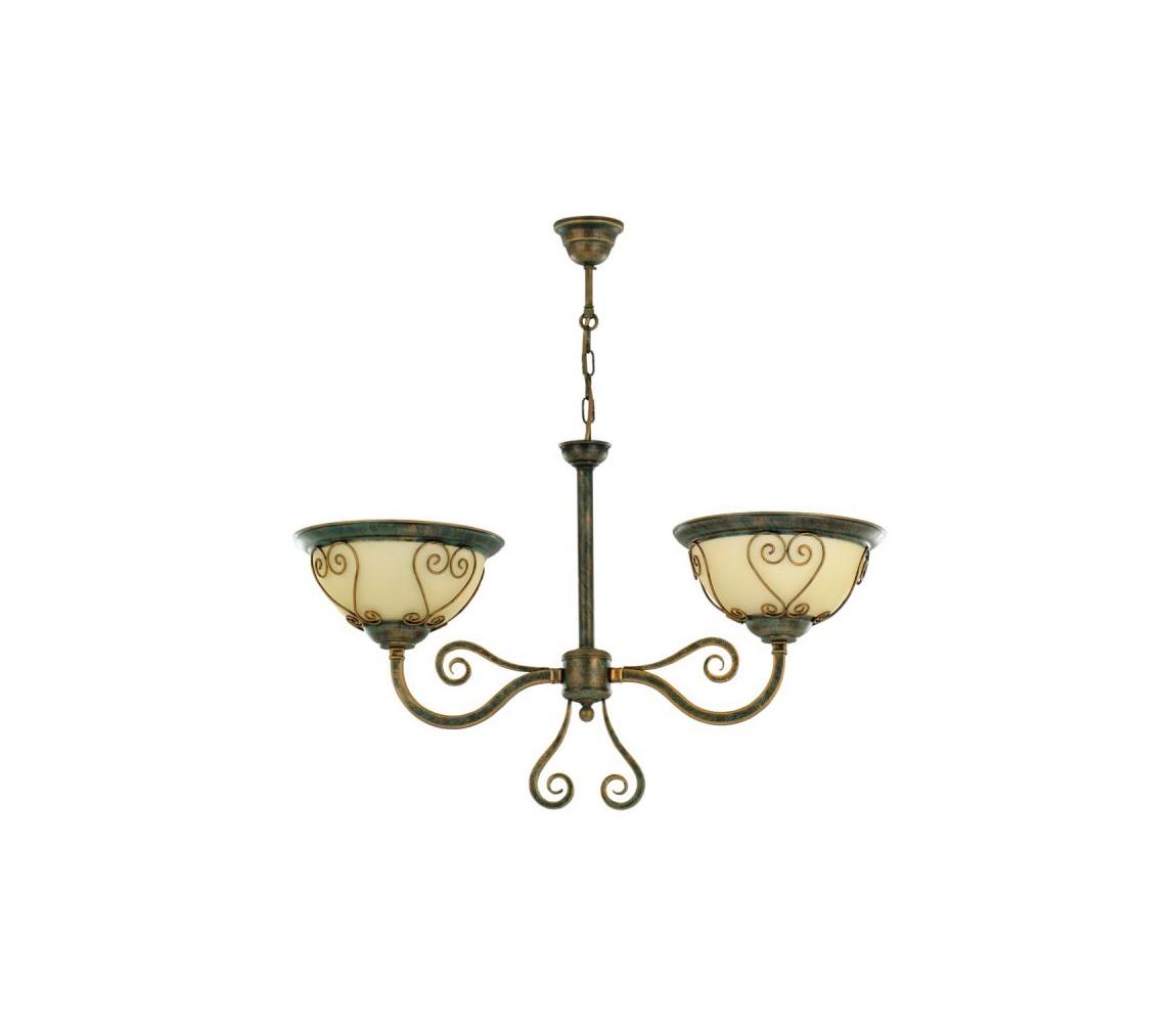 Kemar Kemar VE/2/G - Lustr VERDA 2xE27/60W bronz PD242