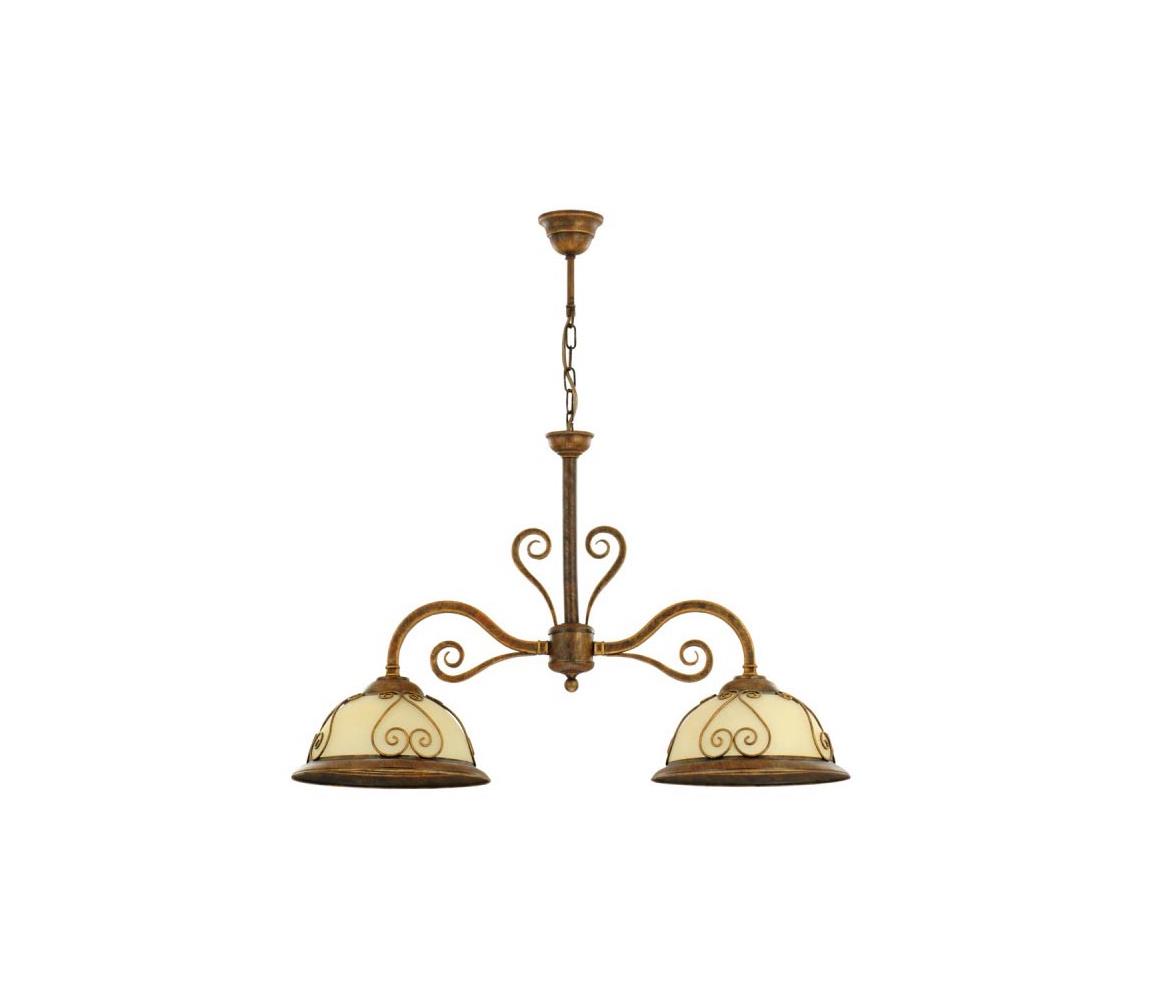 Kemar Kemar VE/2 - Lustr VERDA 2xE27/60W bronz PD240