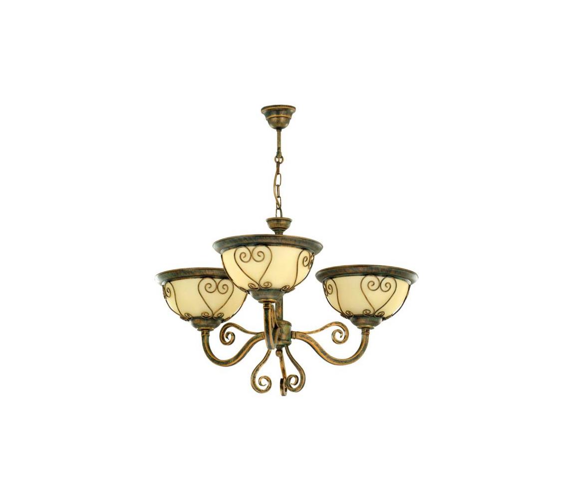 Kemar Kemar VE/3/G - Lustr VERDA 3xE27/60W bronz PD246